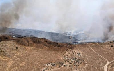 Evacuation warning in Santa Barbara County after Hill Fire burns 1,300